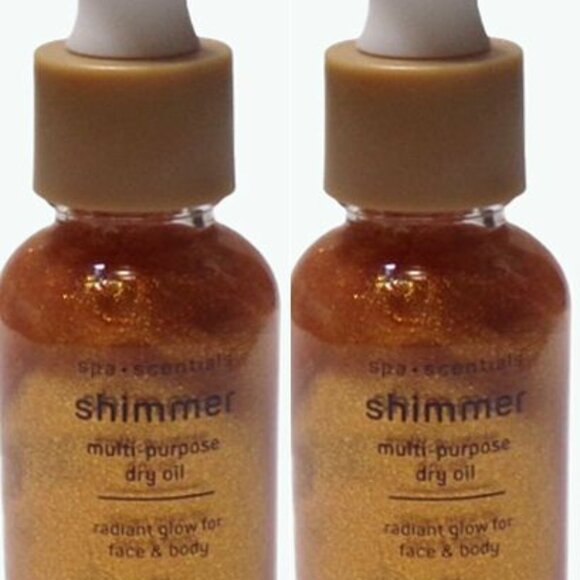 Spa•Scentials Shimmer Multi-purpose Dry Oil golden hour 1Fl Oz (Set of 2) - Picture 1 of 3